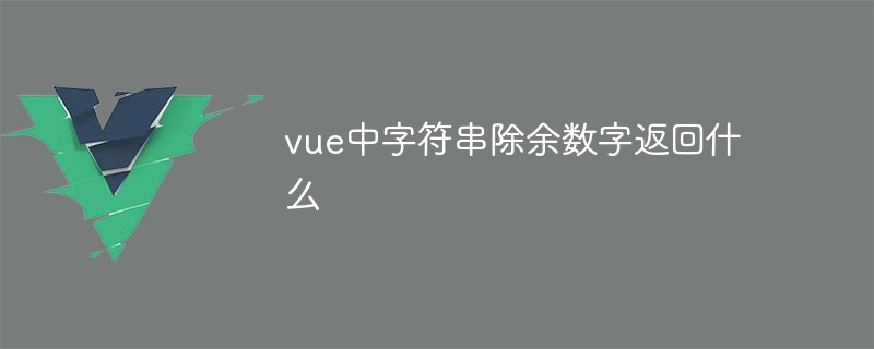 vue中字符串除余数字返回什么