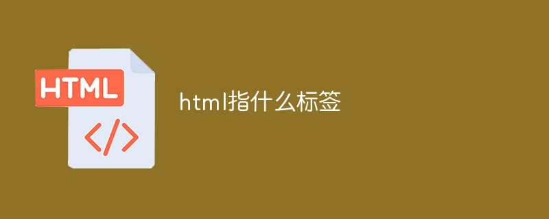 html指什么标签