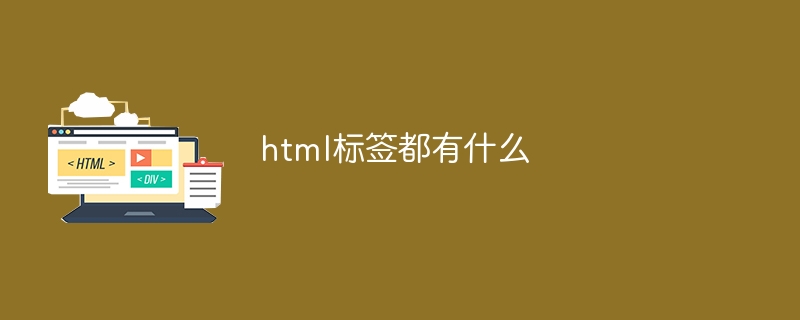 html标签都有什么