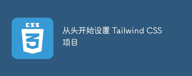 从头开始设置 tailwind css 项目