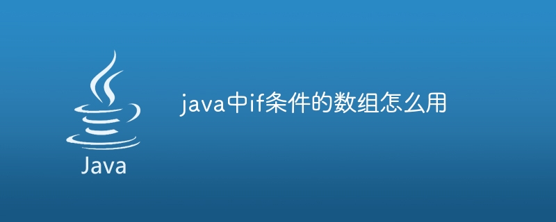 java中if条件的数组怎么用