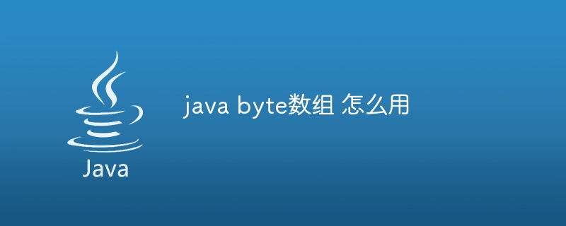 java byte数组 怎么用