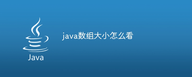 java数组大小怎么看