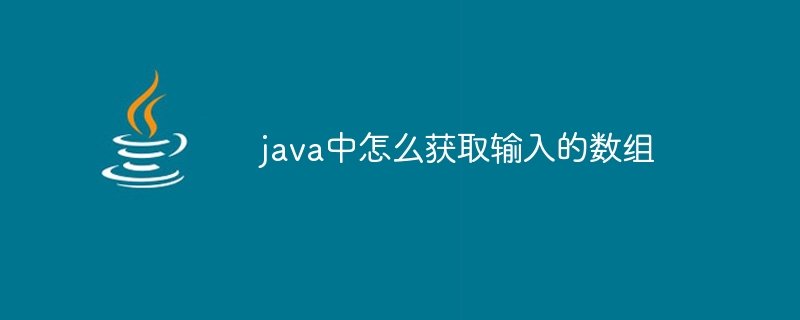 java中怎么获取输入的数组