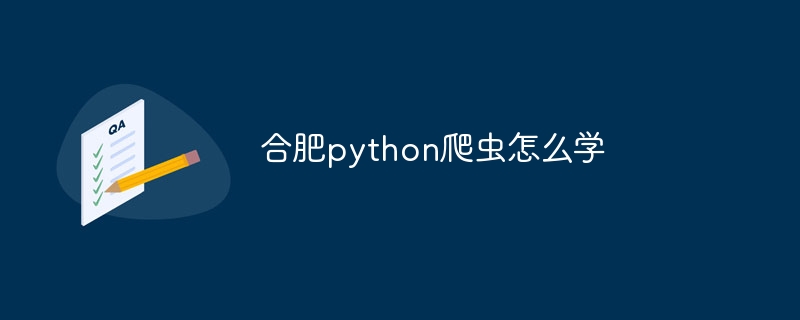 合肥python爬虫怎么学