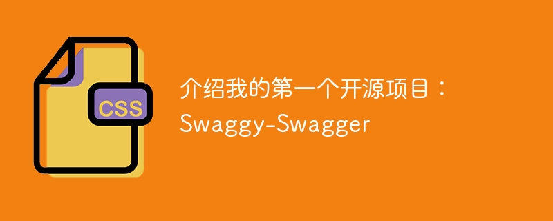 介绍我的第一个开源项目：swaggy-swagger