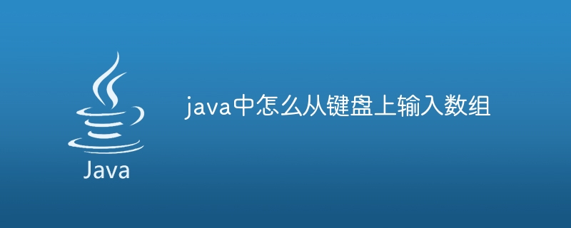 java中怎么从键盘上输入数组