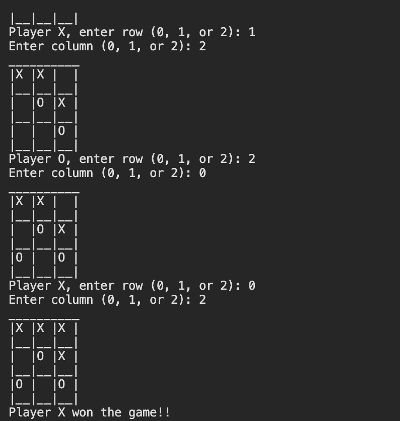 掌握 TicTacToe：我的第一个 Python 项目